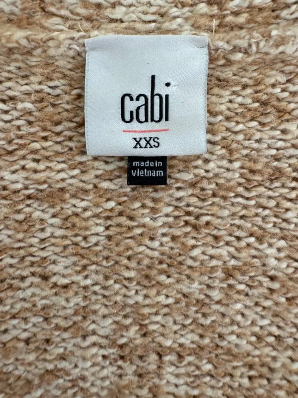 CAbi Two-Tone Knit Cardigan